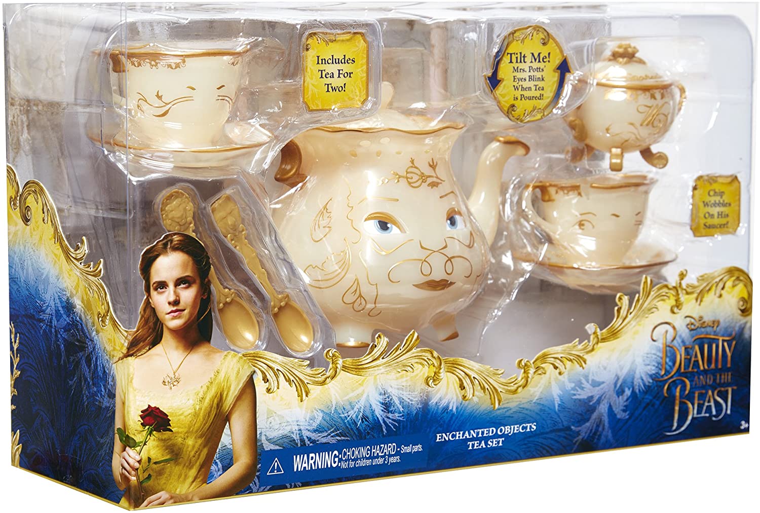 Disney Beauty & The Beast Live Action Enchanted Tea Set Playset Disney Beauty & The Beast Live Action Enchanted Tea Set Playset