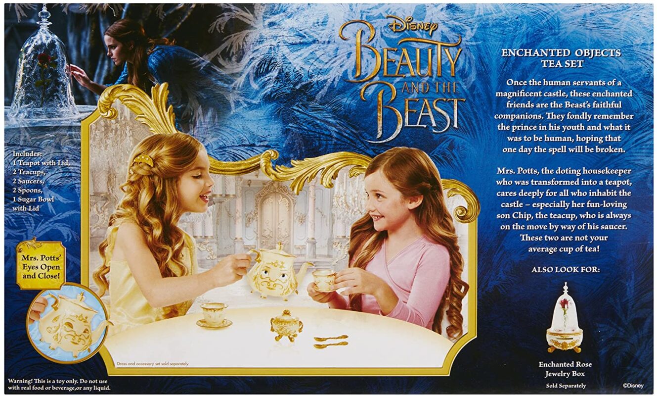 Disney Beauty & The Beast Live Action Enchanted Tea Set Playset