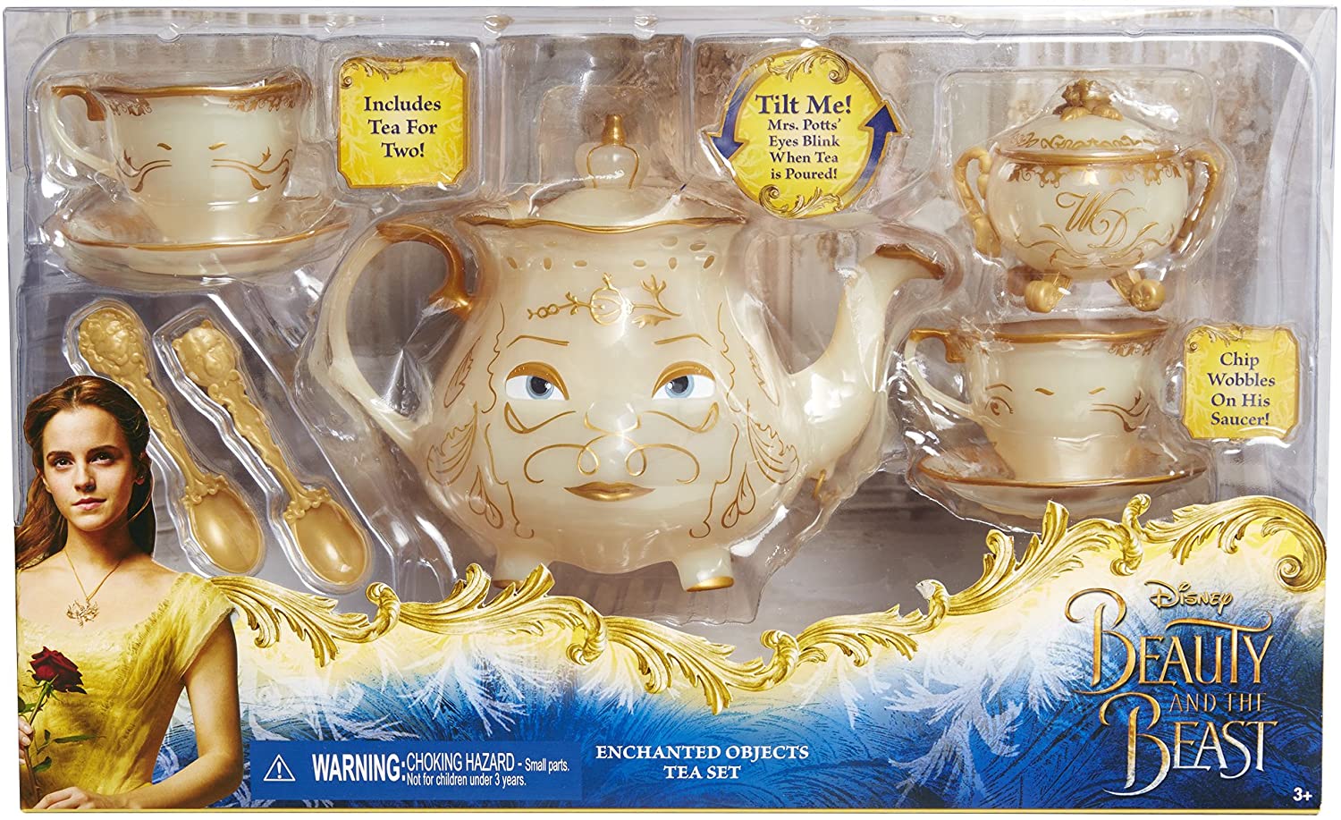 Disney Beauty & The Beast Live Action Enchanted Tea Set Playset Disney Beauty & The Beast Live Action Enchanted Tea Set Playset