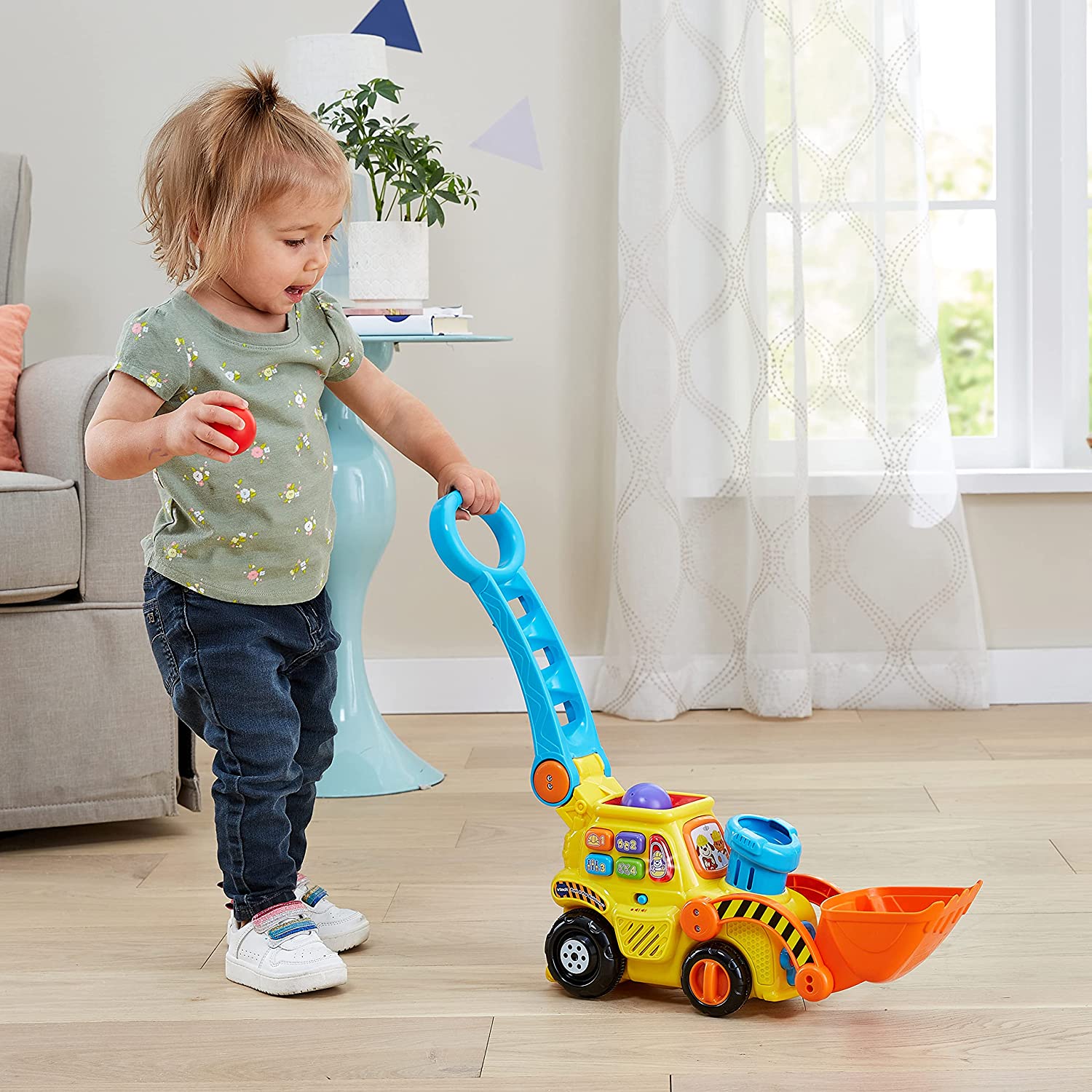 VTech Pop-a-Balls Push & Pop Bulldozer VTech Pop-a-Balls Push & Pop Bulldozer