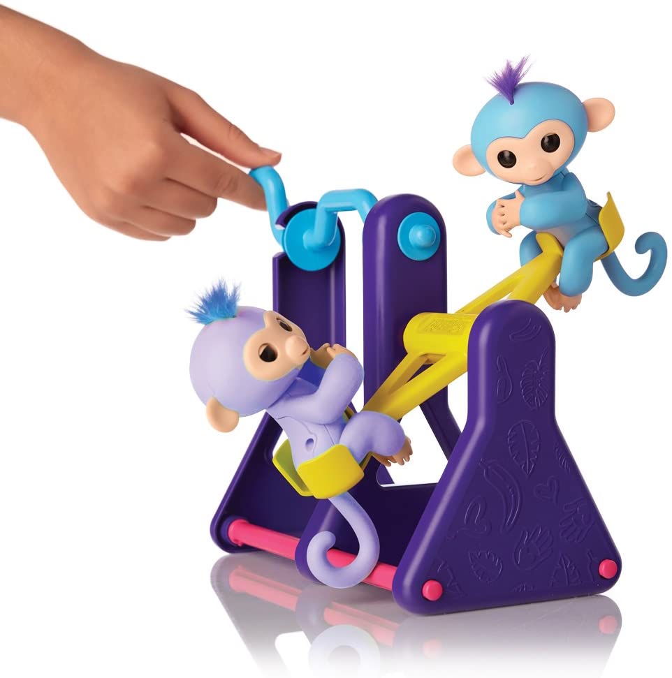 WowWee Fingerlings Playset – See-Saw with 2 Baby Monkey WowWee Fingerlings Playset – See-Saw with 2 Baby Monkey