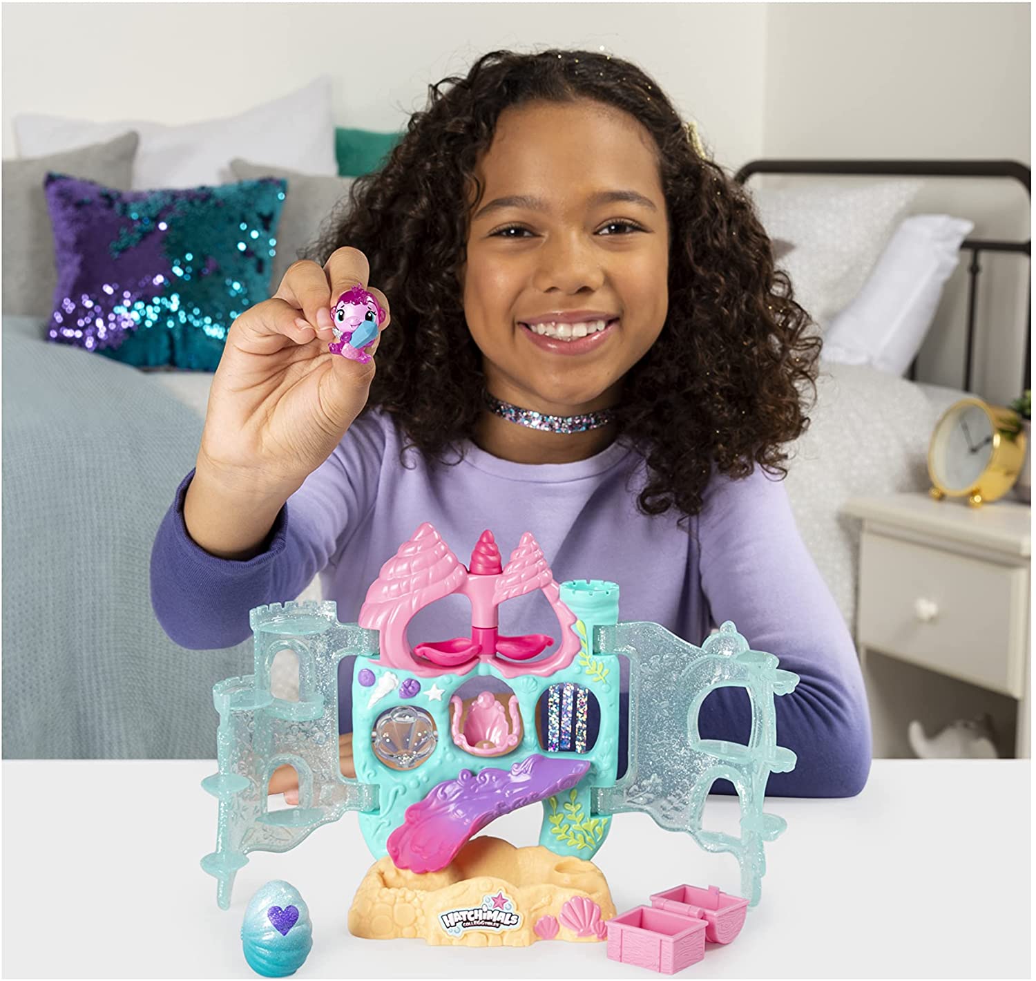 Hatchimals CollEGGtibles Coral Castle Fold Open Playset Hatchimals CollEGGtibles Coral Castle Fold Open Playset