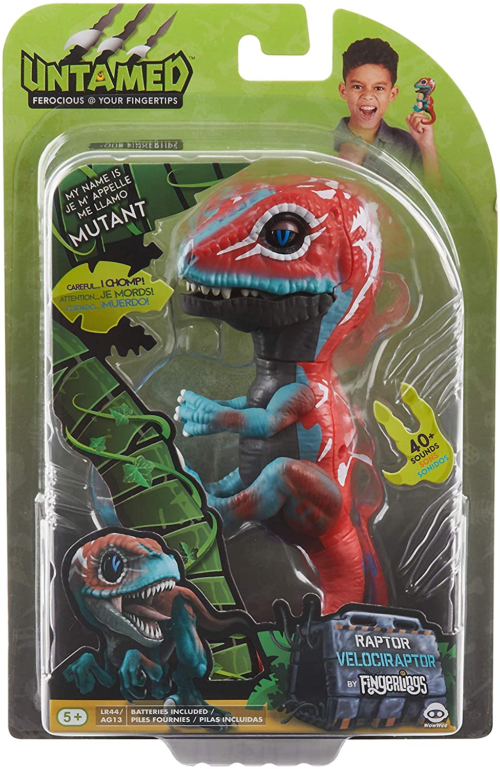WowWee Untamed Raptor - Series 2- by Fingerlings - Mutant WowWee Untamed Raptor - Series 2- by Fingerlings - Mutant
