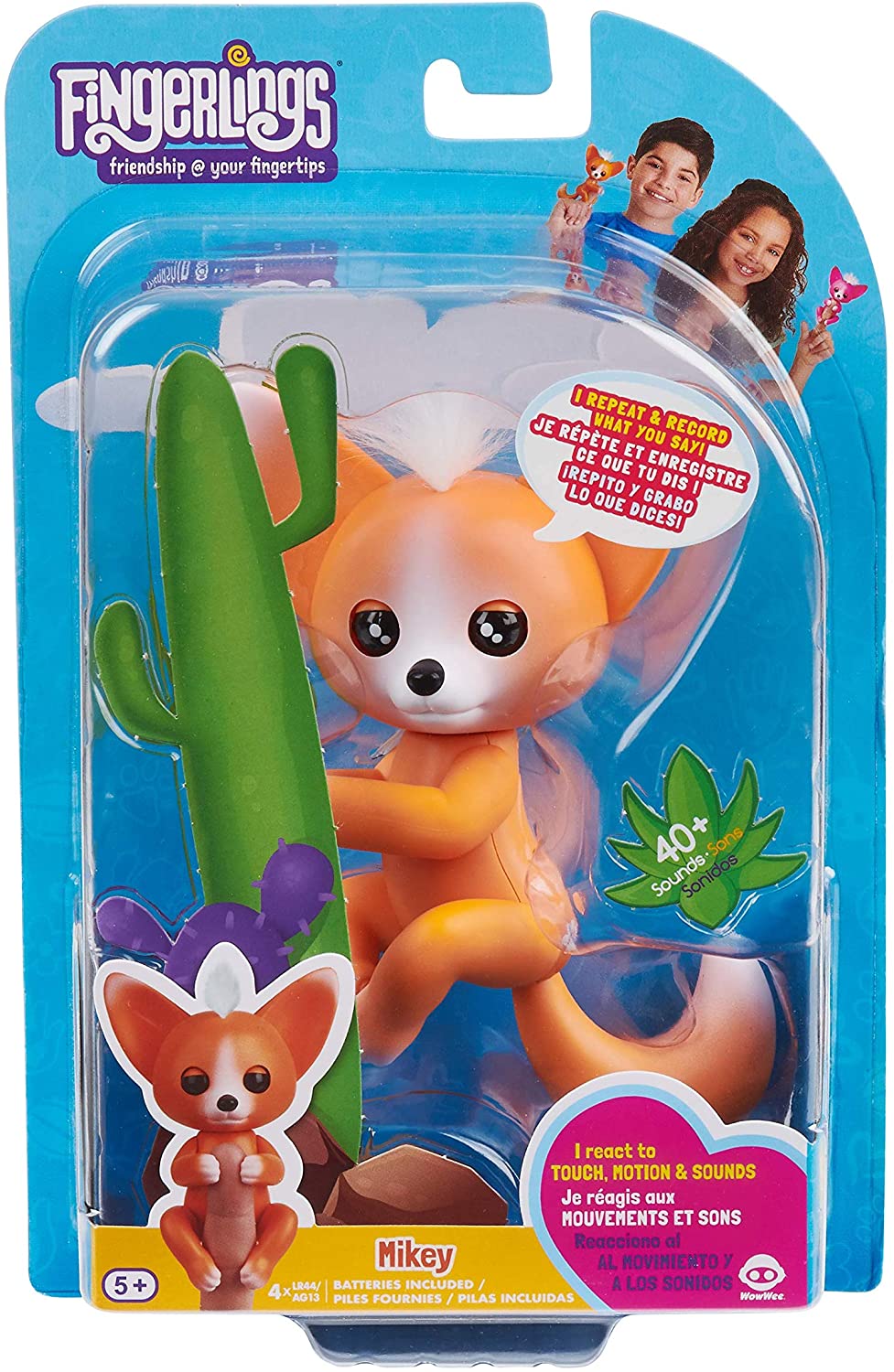 WowWee Fingerlings - Interactive Baby Fox - Mikey WowWee Fingerlings - Interactive Baby Fox - Mikey