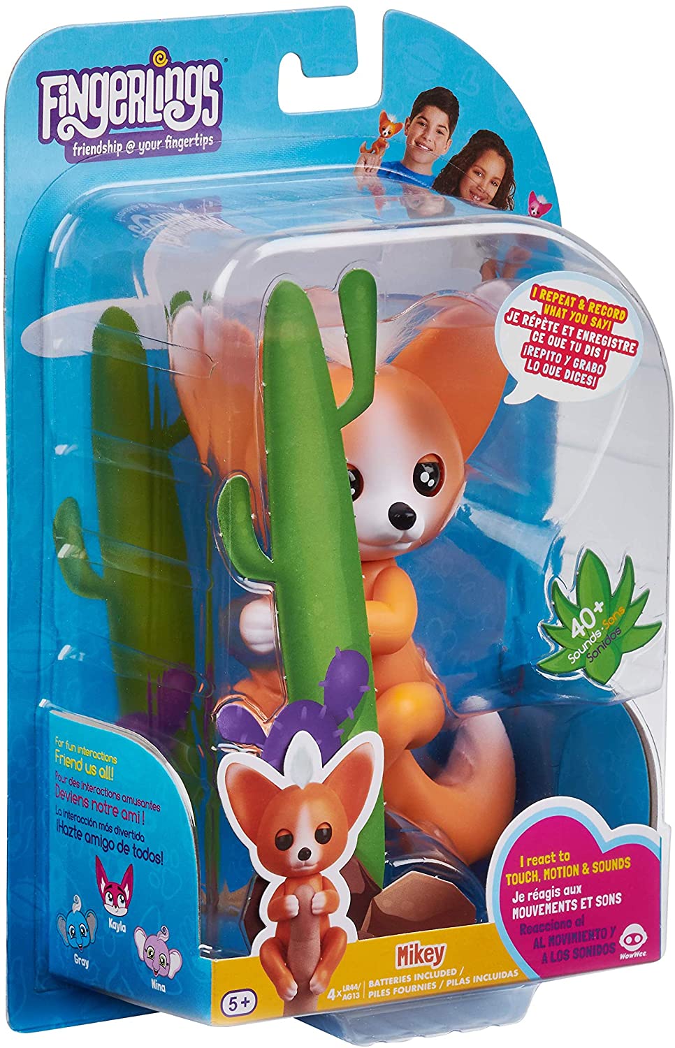 WowWee Fingerlings - Interactive Baby Fox - Mikey WowWee Fingerlings - Interactive Baby Fox - Mikey