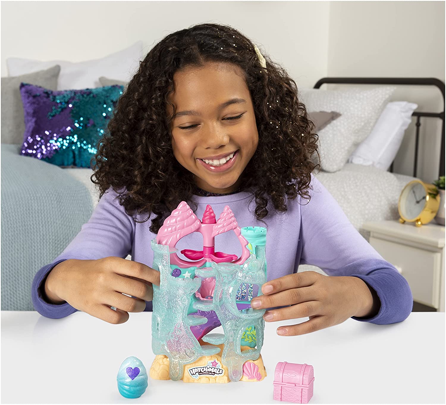 Hatchimals CollEGGtibles Coral Castle Fold Open Playset Hatchimals CollEGGtibles Coral Castle Fold Open Playset