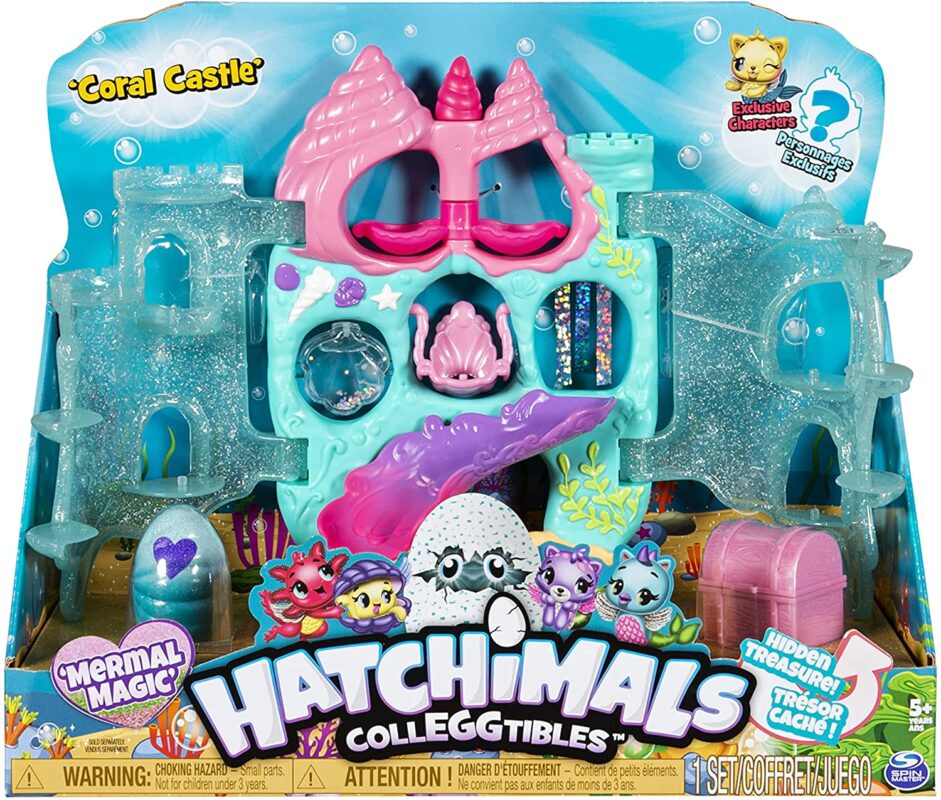 Hatchimals CollEGGtibles Coral Castle Fold Open Playset