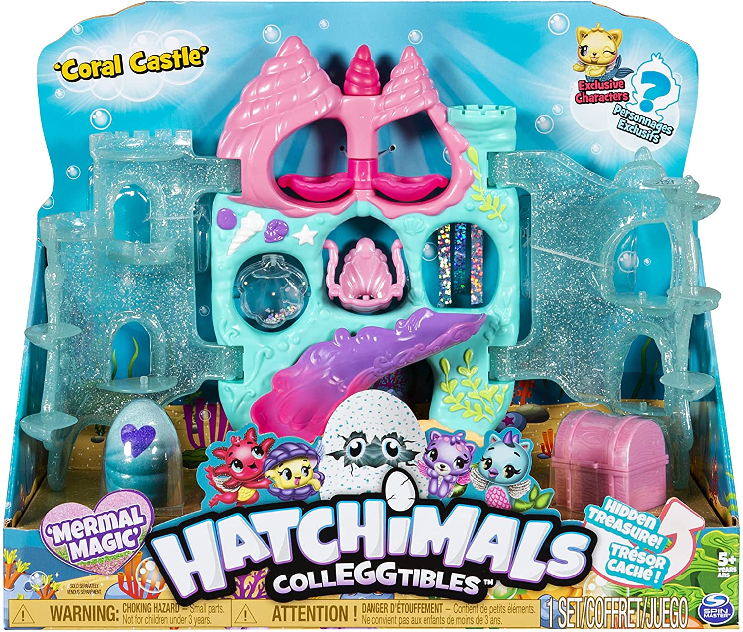 Hatchimals CollEGGtibles Coral Castle Fold Open Playset Hatchimals CollEGGtibles Coral Castle Fold Open Playset