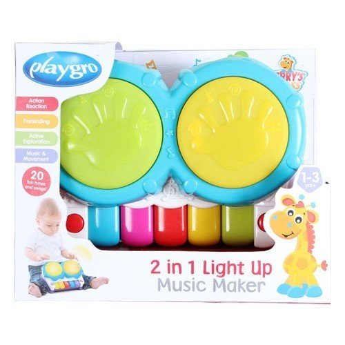 Playgro 2 in 1 Light Up Music Maker