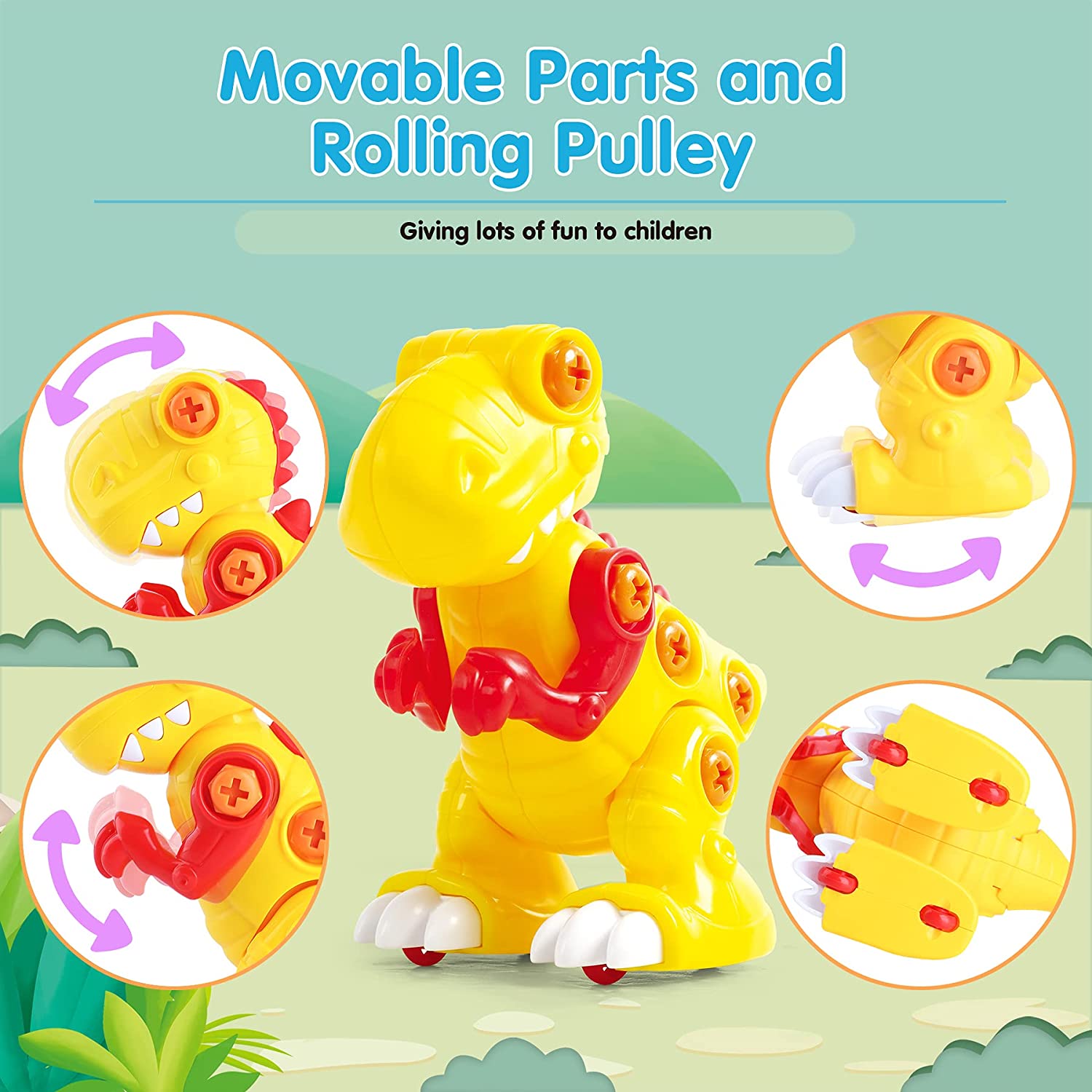 PLAYGO Take Apart Dinosaur Toys for Kids PLAYGO Take Apart Dinosaur Toys for Kids