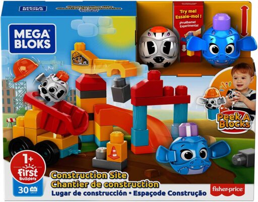 Mega Bloks Peek A Blocks Construction Site