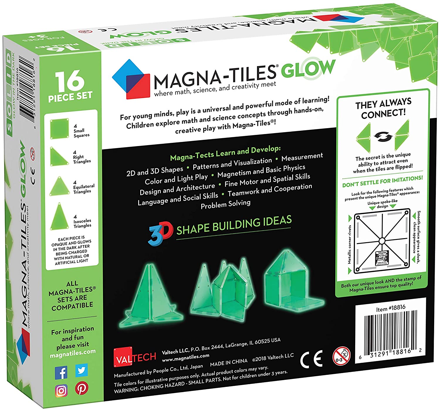 Magna Tiles Glow In The Dark Set Magna Tiles Glow In The Dark Set