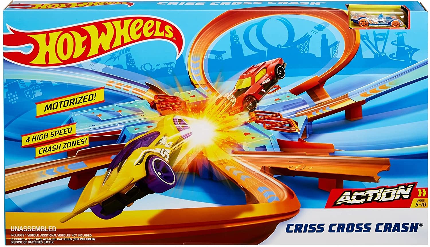 Hot Wheels Criss Cross Crash Track Set Hot Wheels Criss Cross Crash Track Set