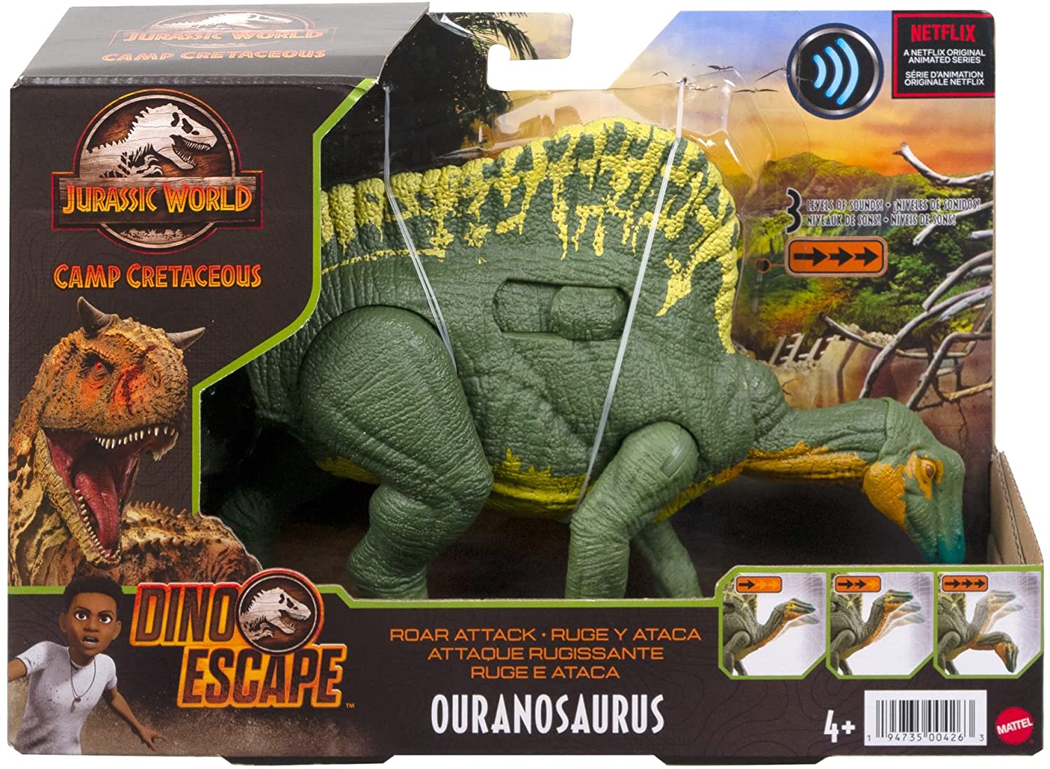 Jurassic World Roar Attack Ouranosaurus Camp Cretaceous Dinosaur Figure Jurassic World Roar Attack Ouranosaurus Camp Cretaceous Dinosaur Figure