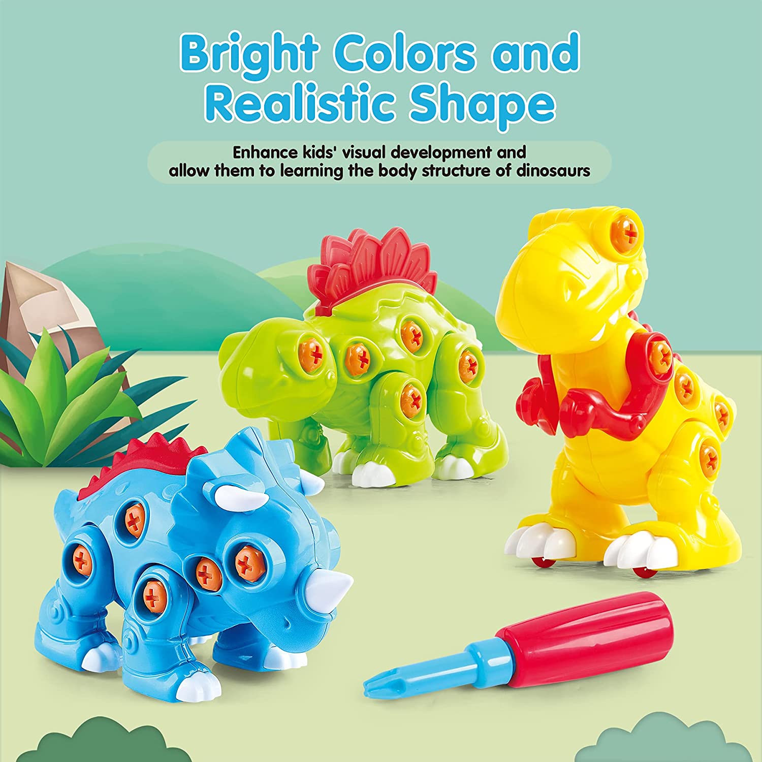 PLAYGO Take Apart Dinosaur Toys for Kids PLAYGO Take Apart Dinosaur Toys for Kids