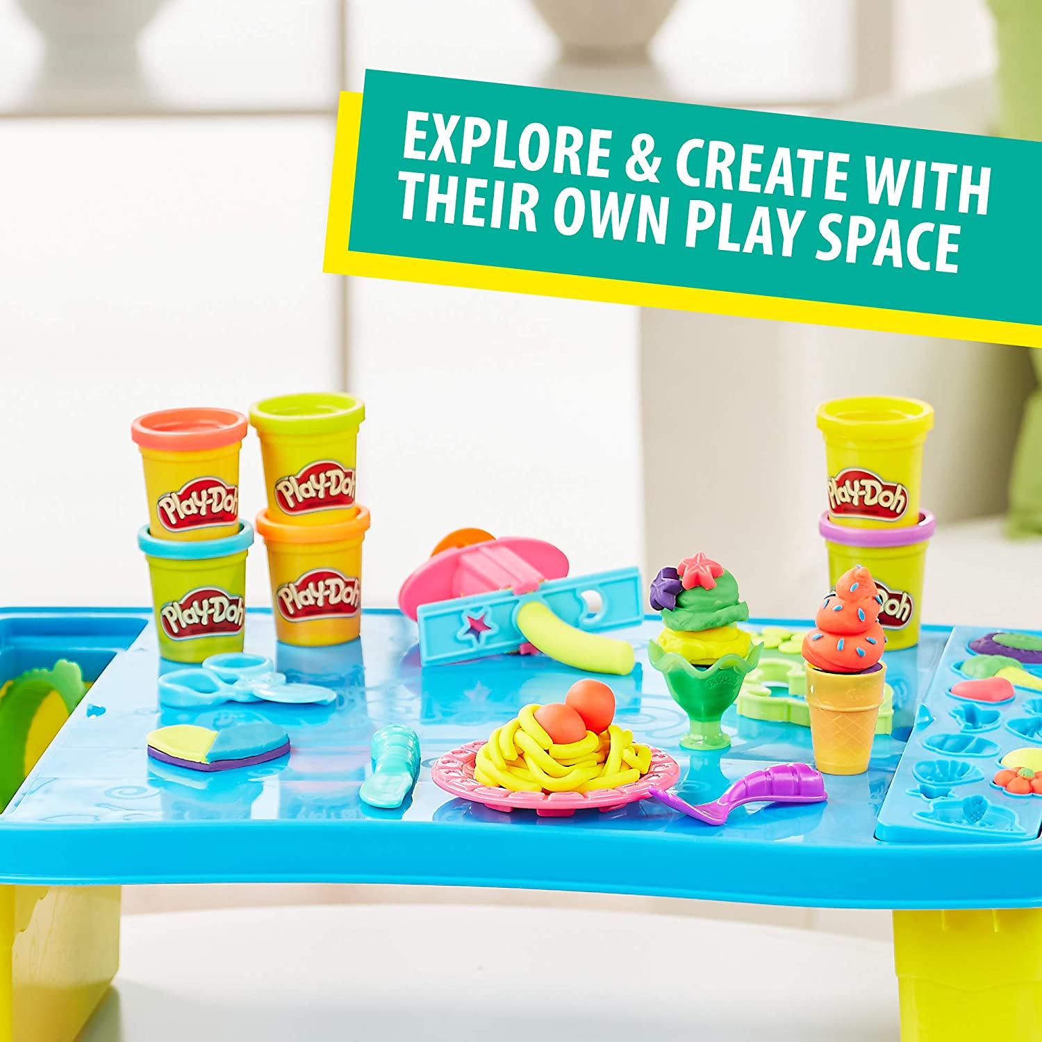 Play Doh Kids Play Table for Arts & Crafts Play Doh Kids Play Table for Arts & Crafts