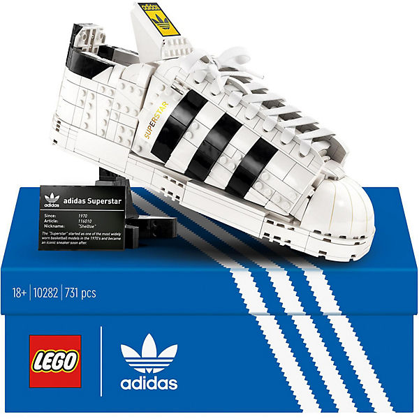 LEGO Adidas Originals Superstar 10282 Building Kit LEGO Adidas Originals Superstar 10282 Building Kit