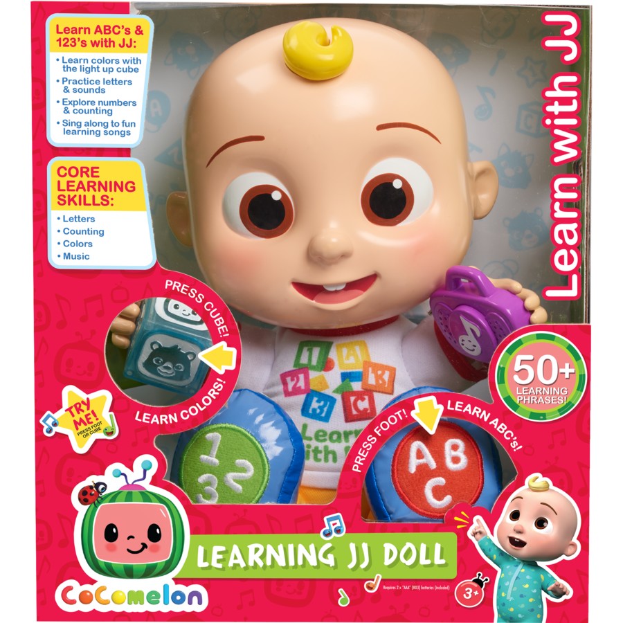 CoComelon Learning JJ Doll with Lights & Sounds CoComelon Learning JJ Doll with Lights & Sounds