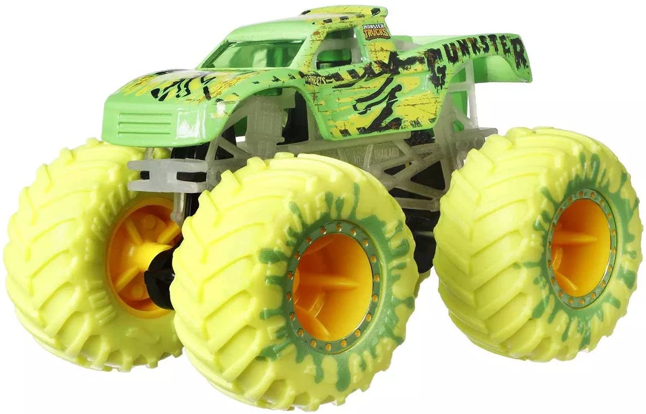 Hot Wheels Monster Trucks Glow in the Dark 10-Pack Collection Set Hot Wheels Monster Trucks Glow in the Dark 10-Pack Collection Set