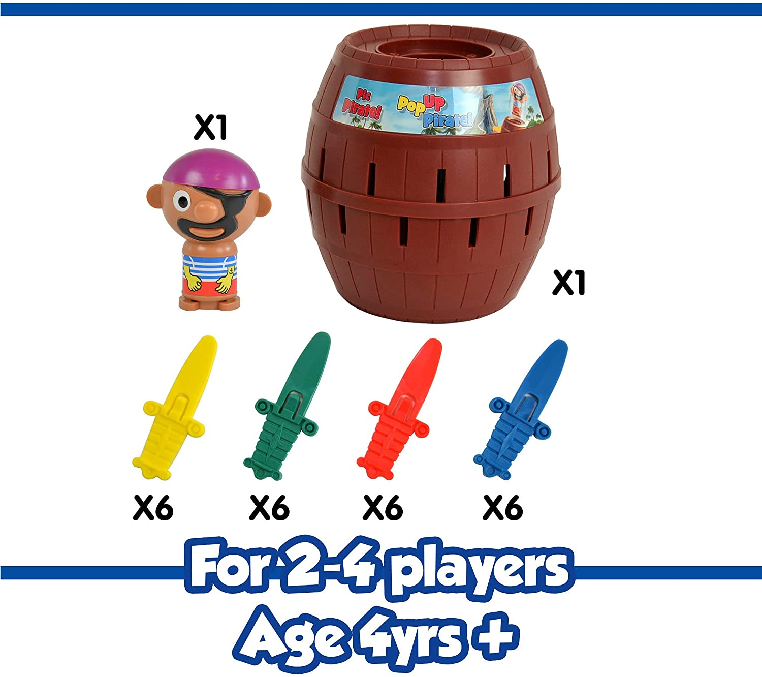 TOMY Pop Up Pirate Game TOMY Pop Up Pirate Game