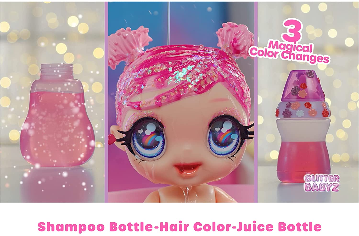MGA'S Glitter BABYZ Lila Wildboom Baby Doll MGA'S Glitter BABYZ Lila Wildboom Baby Doll