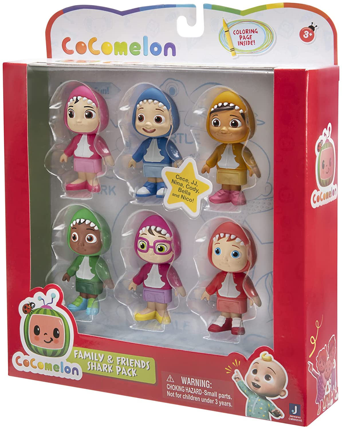 CoComelon Family and Friends Shark Theme Pack CoComelon Family and Friends Shark Theme Pack