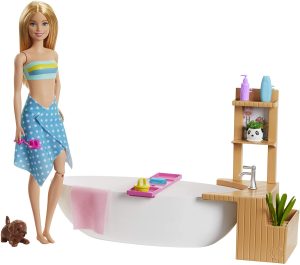 Barbie Fizzy Bath Doll & Playset Blonde