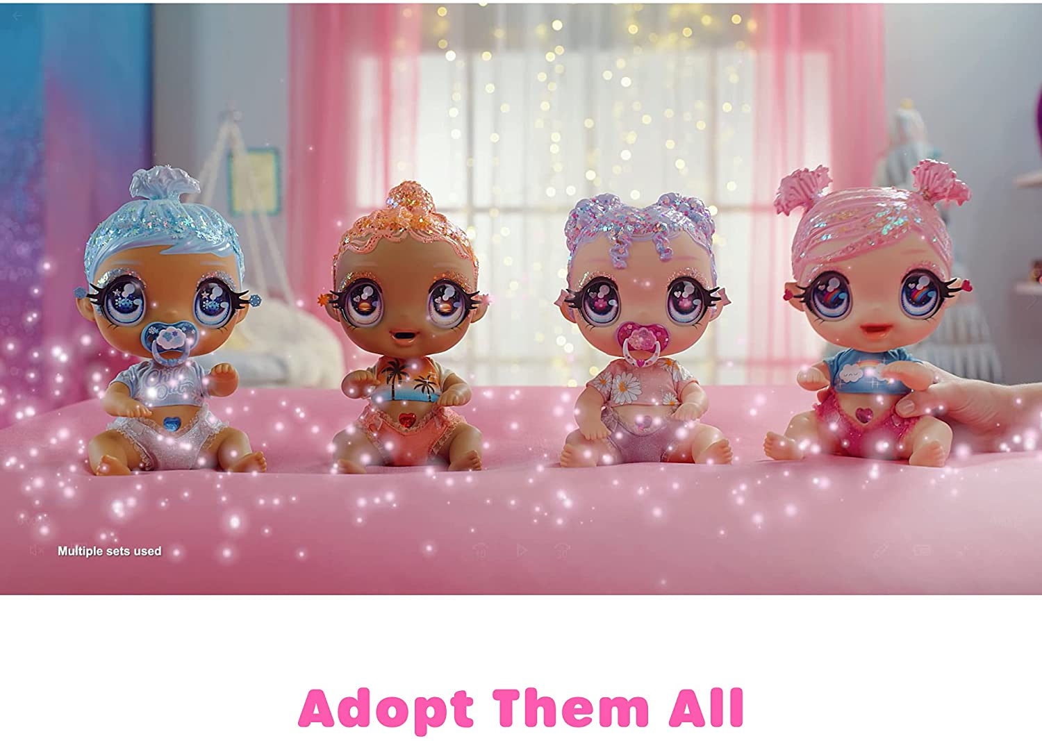 MGA'S Glitter BABYZ Lila Wildboom Baby Doll MGA'S Glitter BABYZ Lila Wildboom Baby Doll