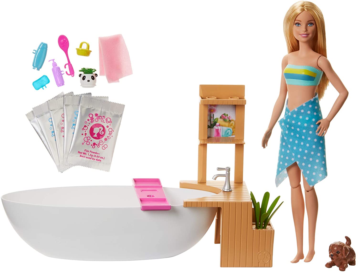 Barbie Fizzy Bath Doll & Playset Blonde Barbie Fizzy Bath Doll & Playset Blonde