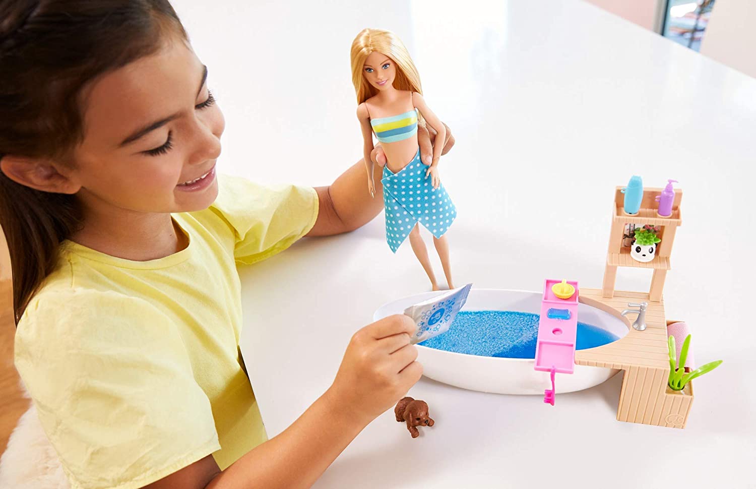 Barbie Fizzy Bath Doll & Playset Blonde Barbie Fizzy Bath Doll & Playset Blonde
