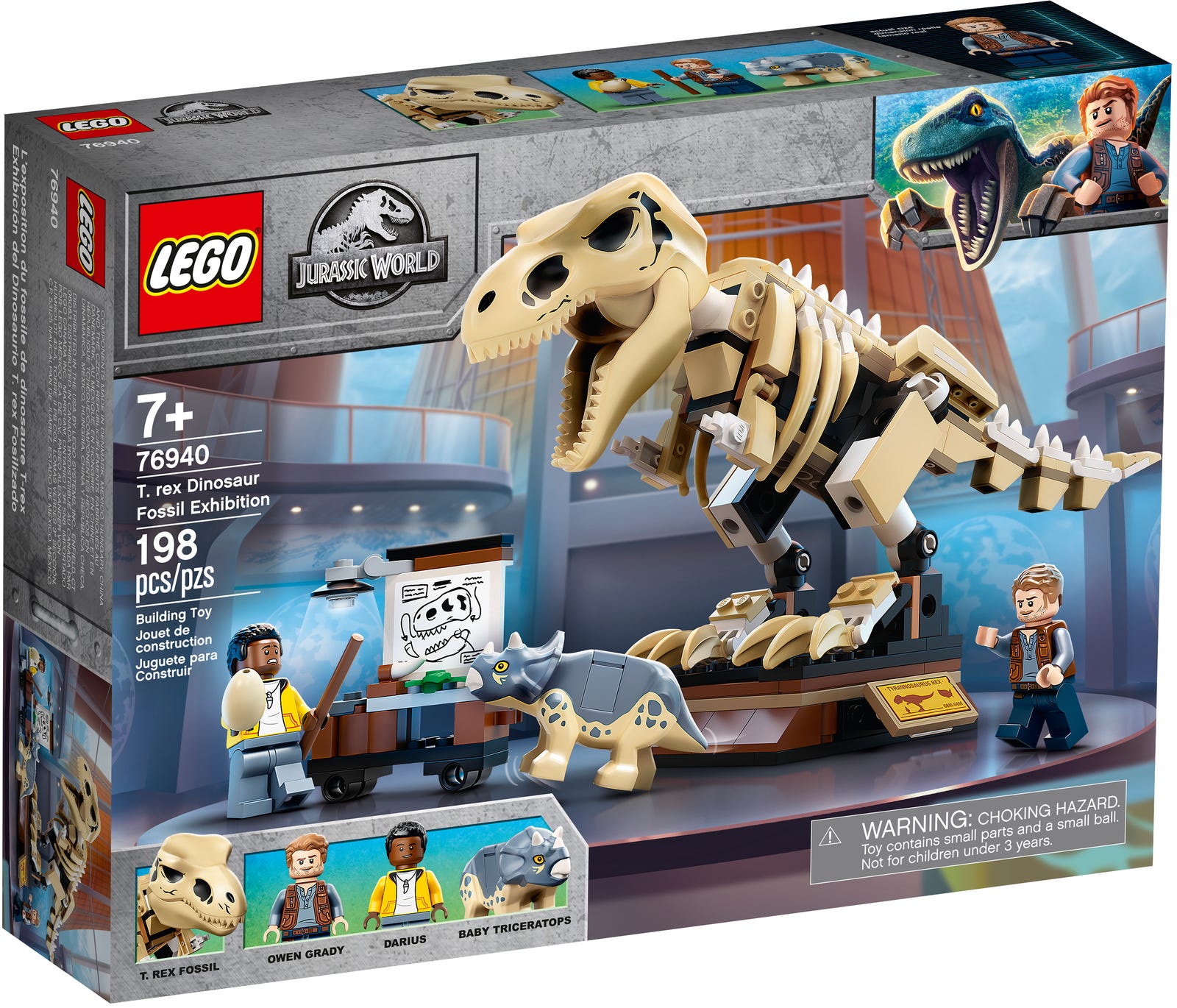 LEGO Jurassic World TRex Dinosaur Fossil Exhibition 76940