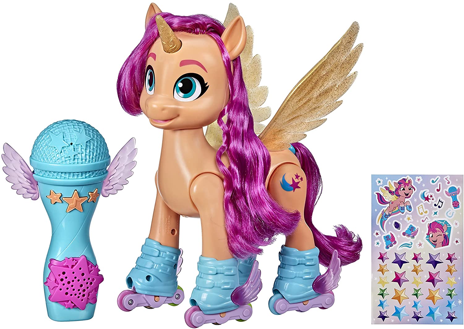 My Little Pony A New Generation Movie Sing 'N Skate Sunny Starscout