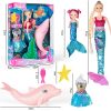 Yellow River Mermaid Princess Doll Playset