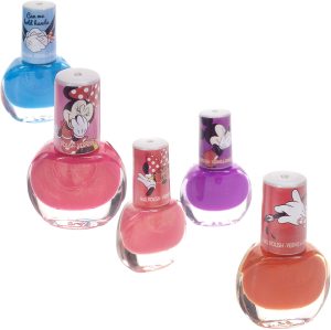 Disney Minnie Mouse Non Toxic Peel Off Nail Polish Set