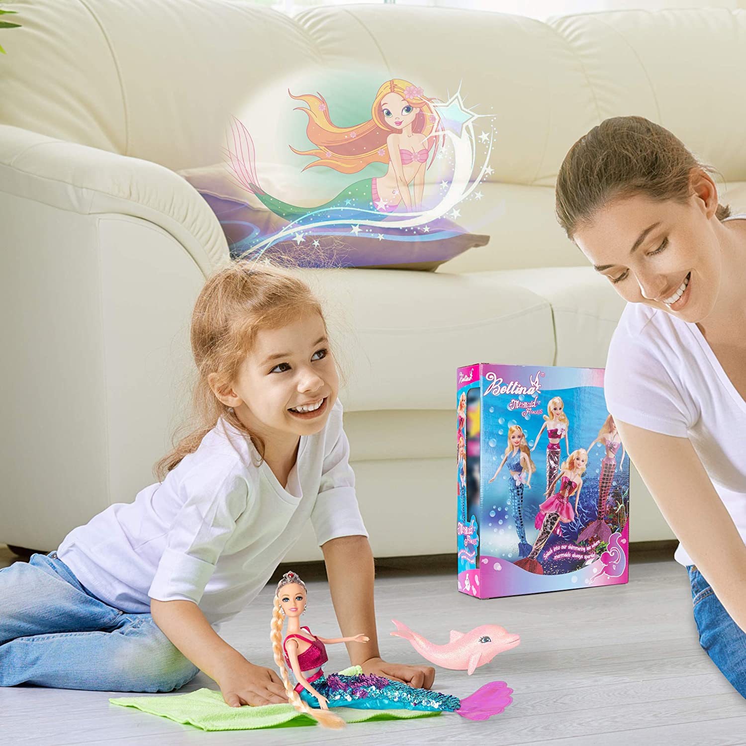 Yellow River Mermaid Princess Doll Playset Yellow River Mermaid Princess Doll Playset