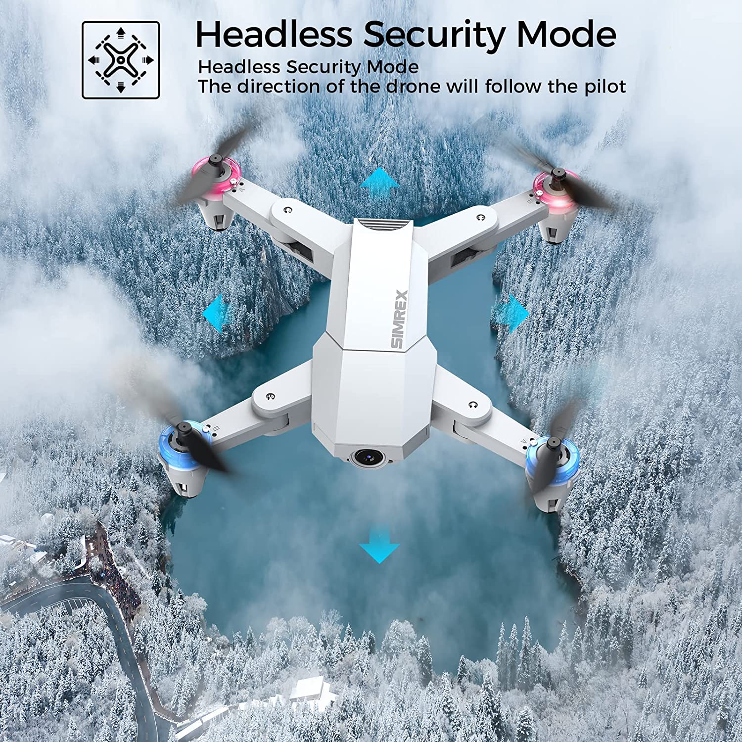 SIMREX X500 mini Drone Optical Flow Positioning SIMREX X500 mini Drone Optical Flow Positioning