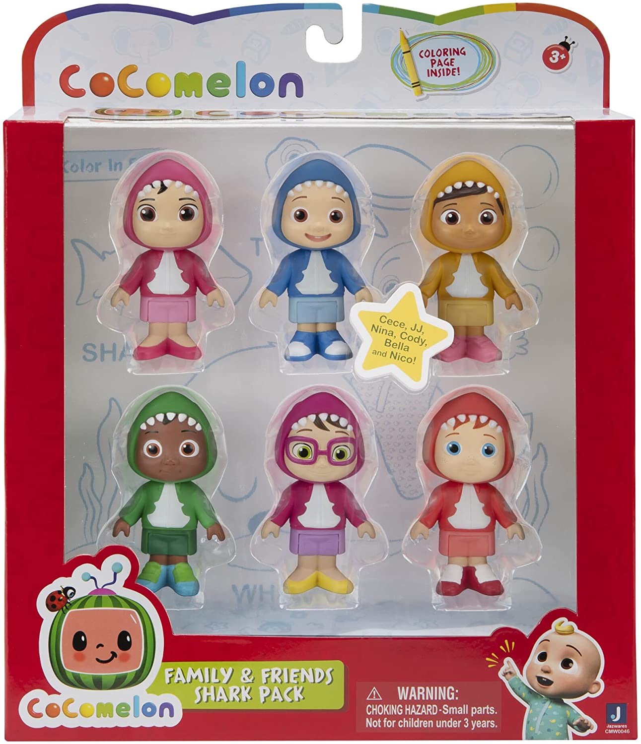 CoComelon Family and Friends Shark Theme Pack CoComelon Family and Friends Shark Theme Pack