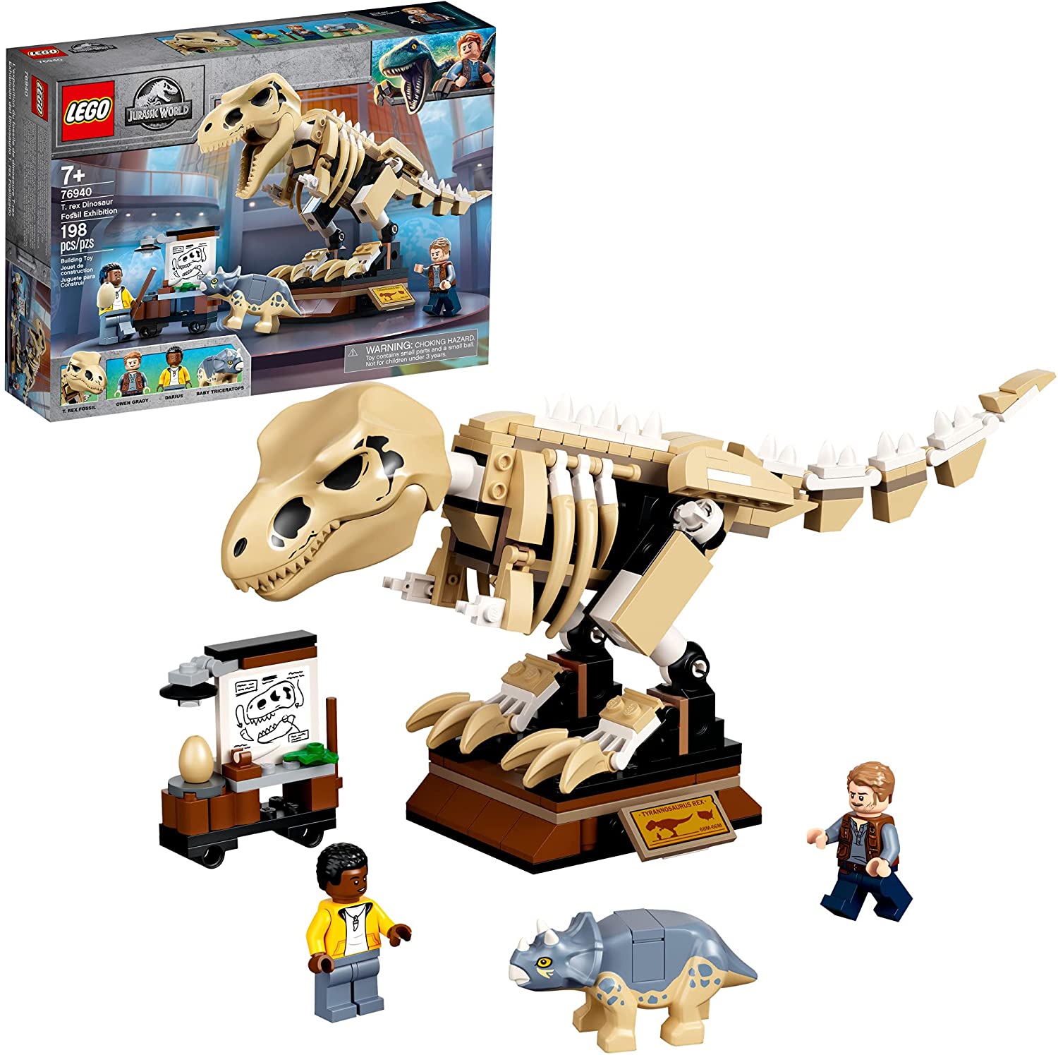 LEGO Jurassic World TRex Dinosaur Fossil Exhibition 76940 LEGO Jurassic World TRex Dinosaur Fossil Exhibition 76940