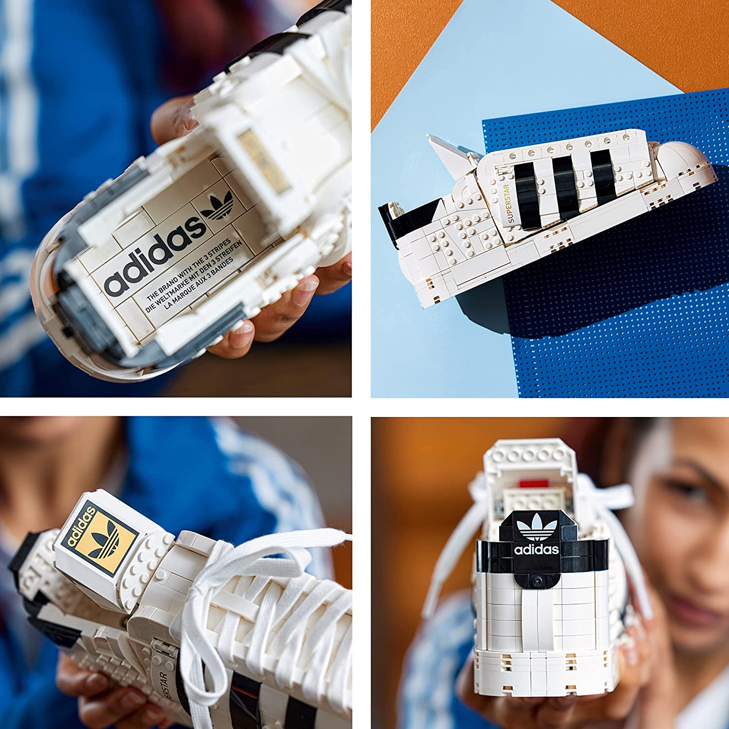 LEGO Adidas Originals Superstar 10282 Building Kit LEGO Adidas Originals Superstar 10282 Building Kit