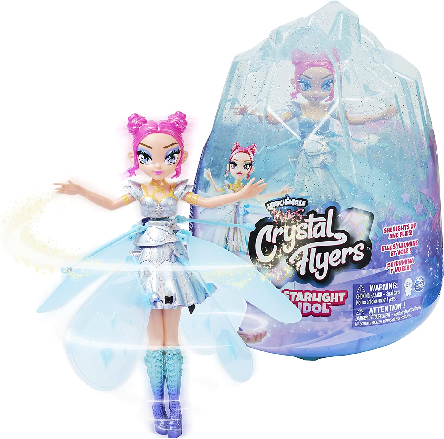 Hatchimals Crystal Flyers Starlight Idol Magical Flying Pixie