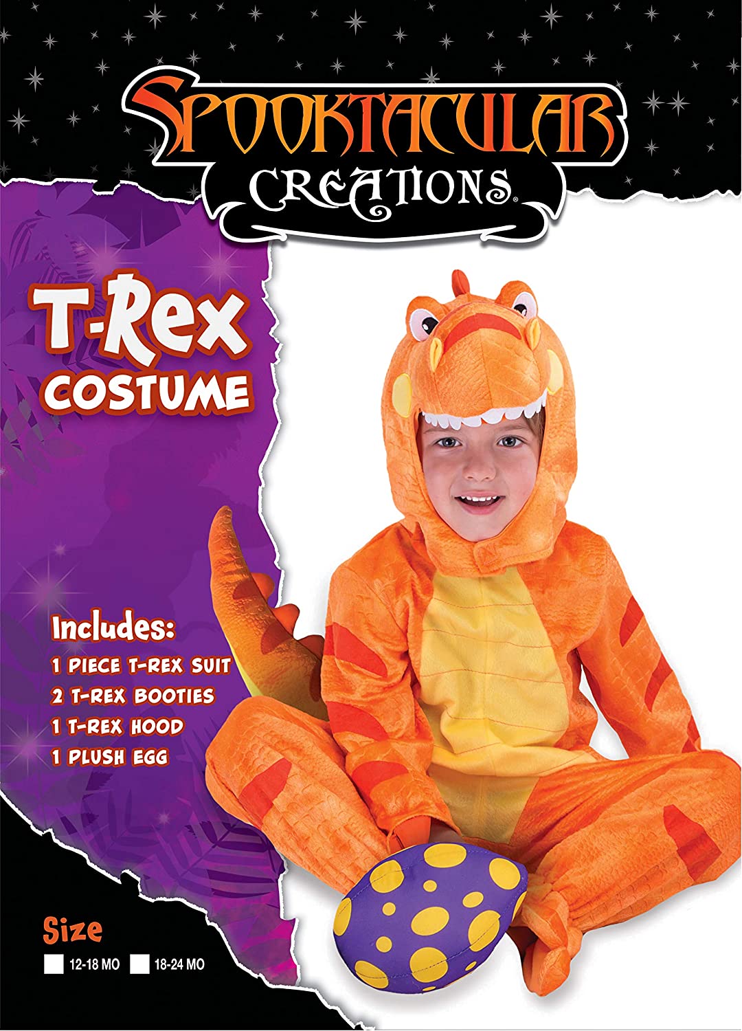 Spooktacular Creations Baby TRex Dinosaur Costume Set Spooktacular Creations Baby TRex Dinosaur Costume Set