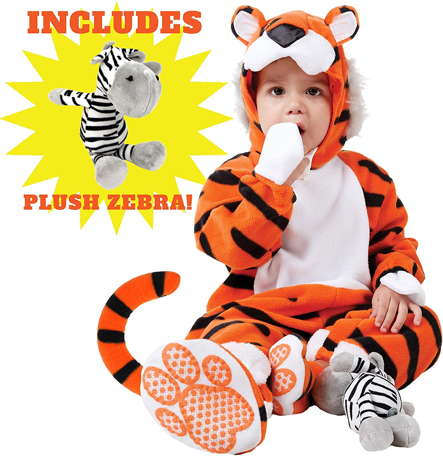 Spooktacular Creations Deluxe Baby Tiger Costume Set Spooktacular Creations Deluxe Baby Tiger Costume Set