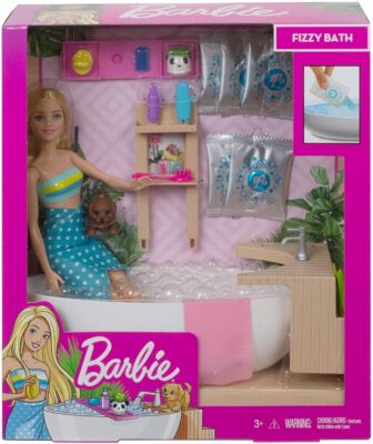 Barbie Fizzy Bath Doll & Playset Blonde