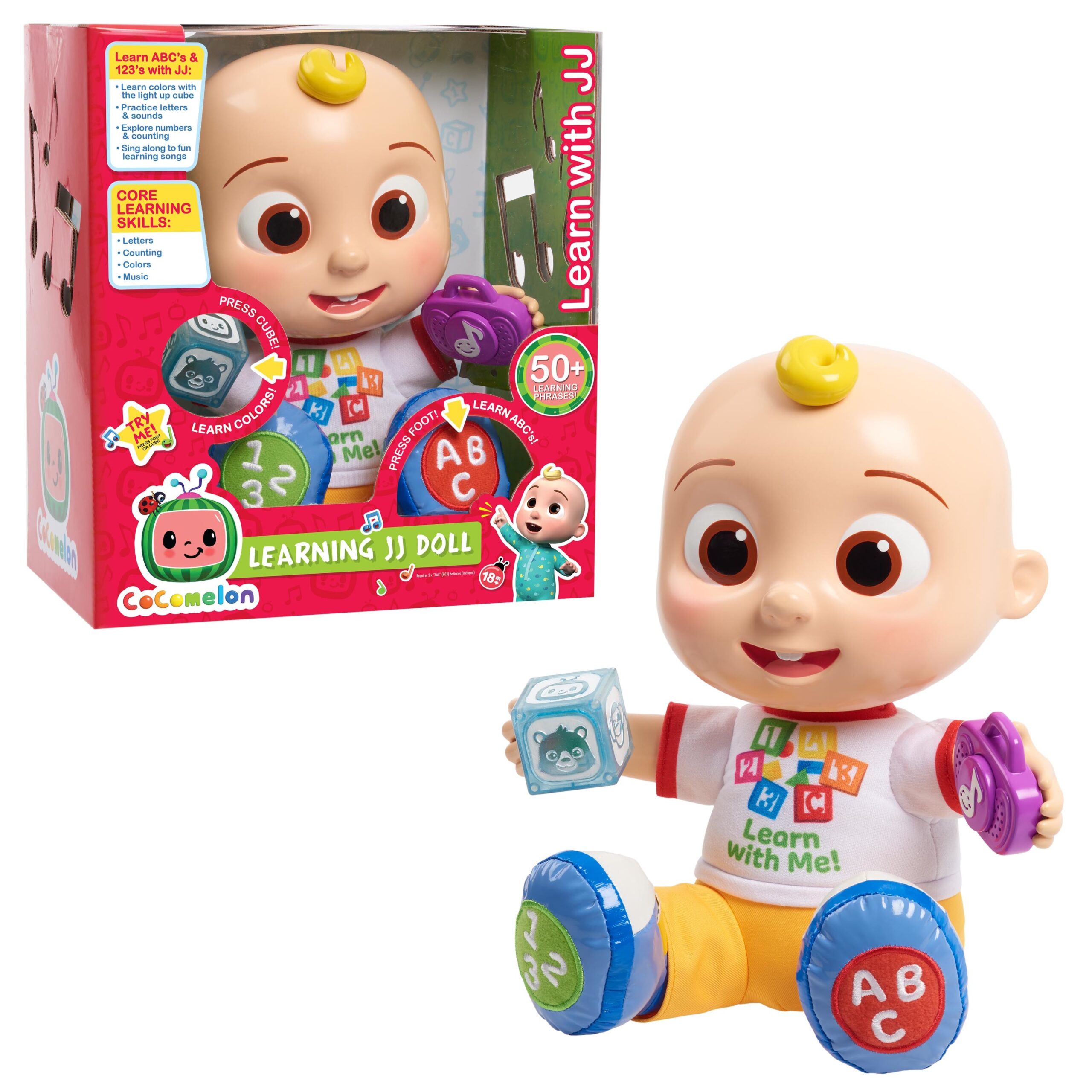CoComelon Learning JJ Doll with Lights & Sounds CoComelon Learning JJ Doll with Lights & Sounds