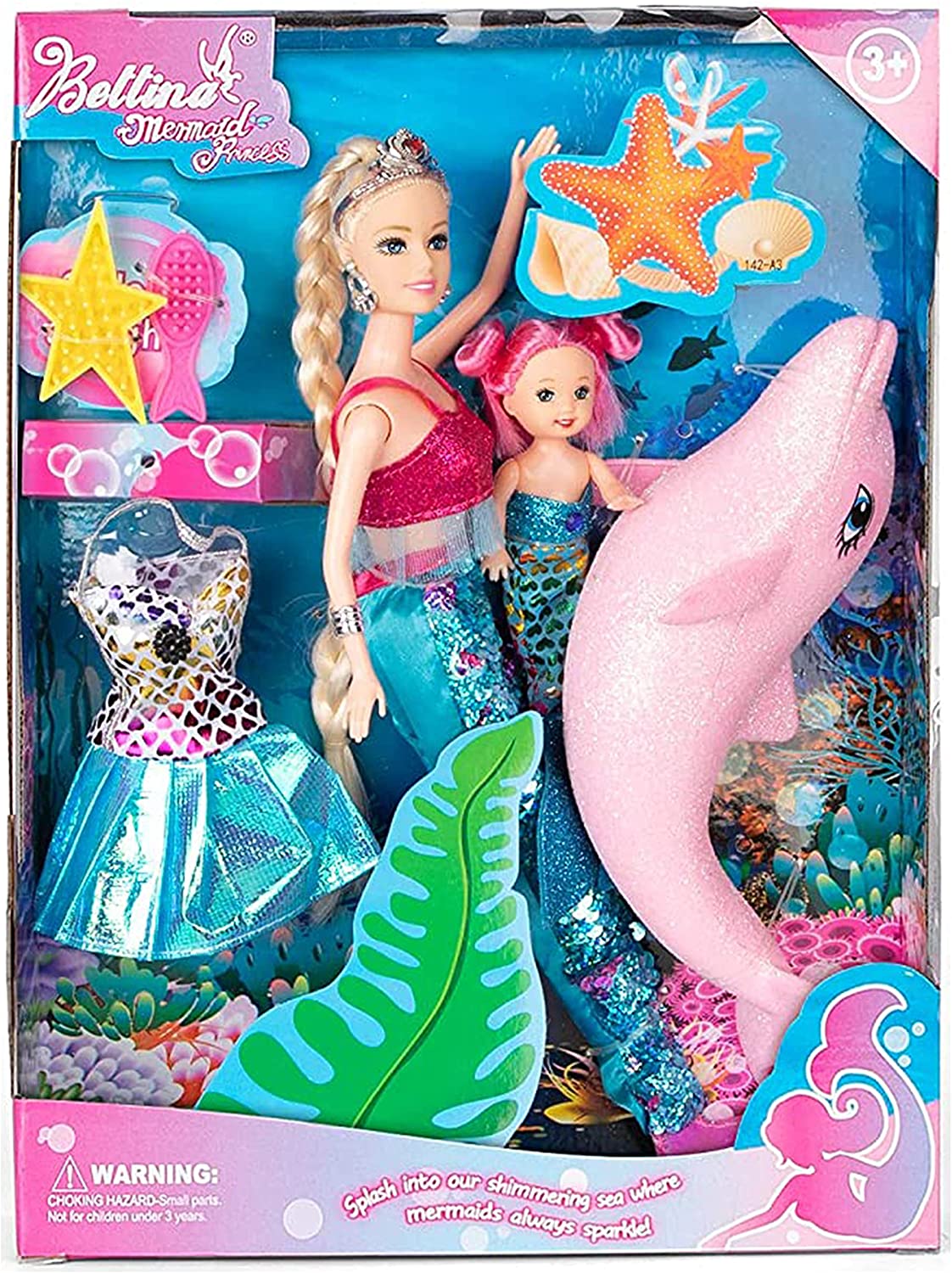 Yellow River Mermaid Princess Doll Playset Yellow River Mermaid Princess Doll Playset