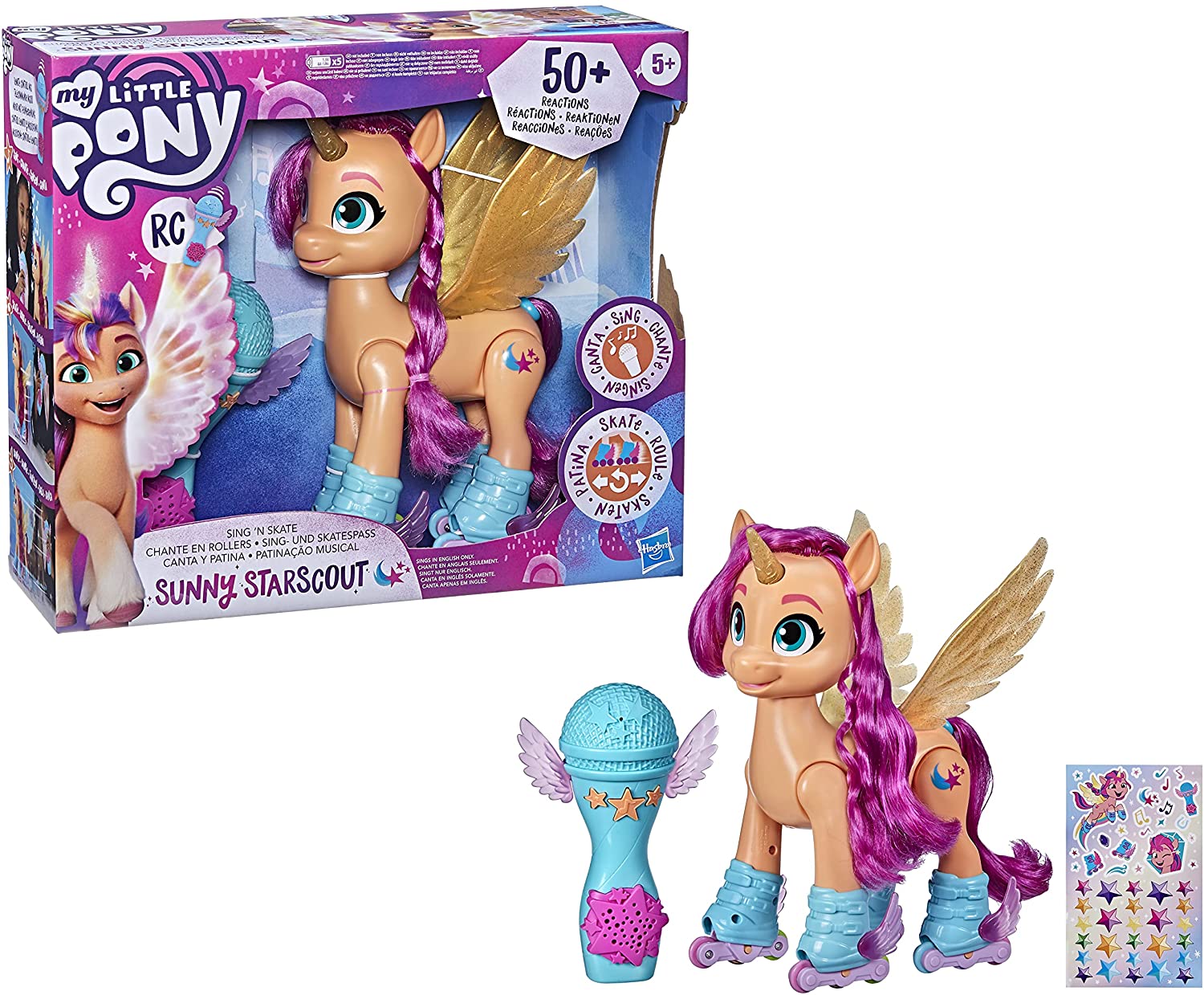 My Little Pony A New Generation Movie Sing 'N Skate Sunny Starscout My Little Pony A New Generation Movie Sing 'N Skate Sunny Starscout