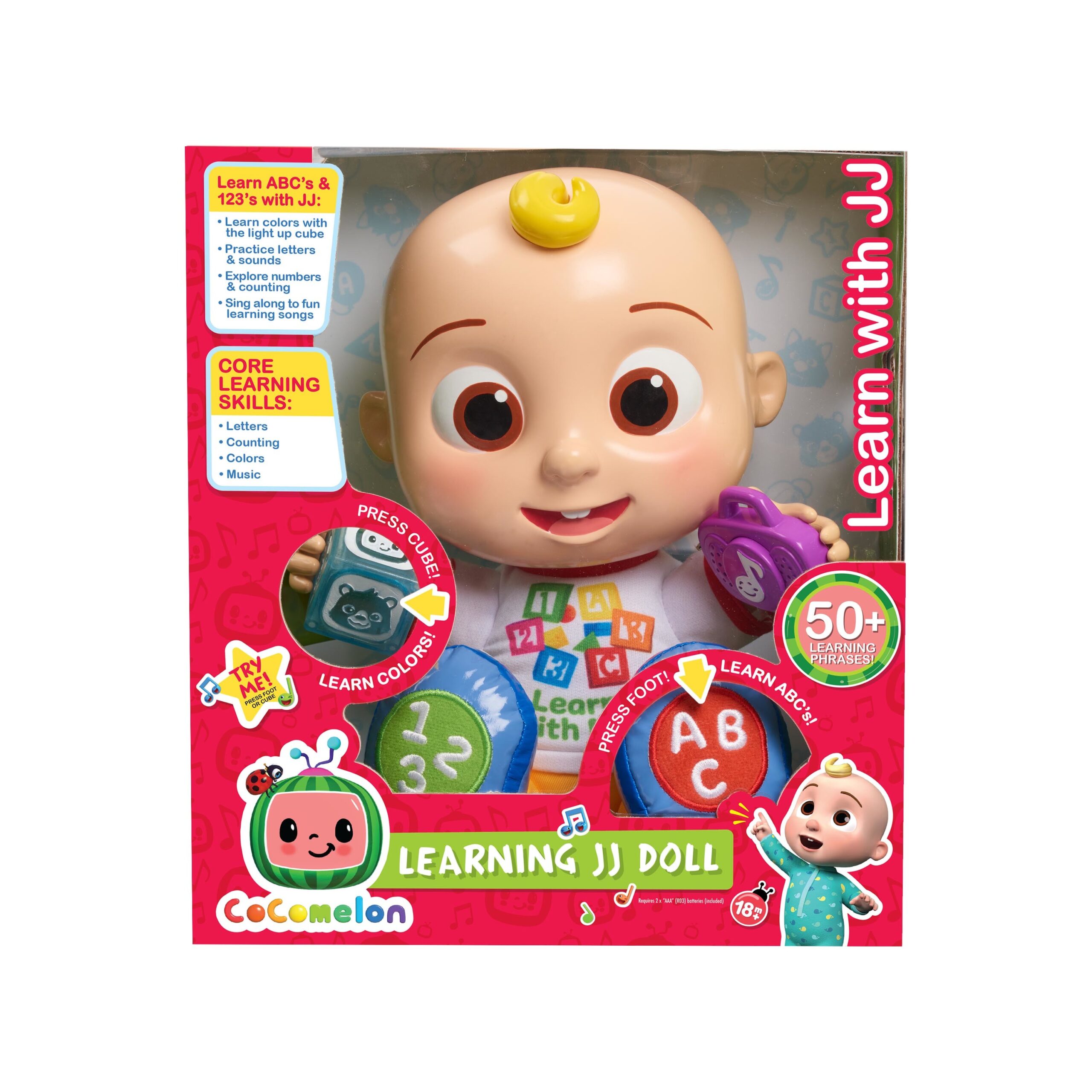 CoComelon Learning JJ Doll with Lights & Sounds CoComelon Learning JJ Doll with Lights & Sounds