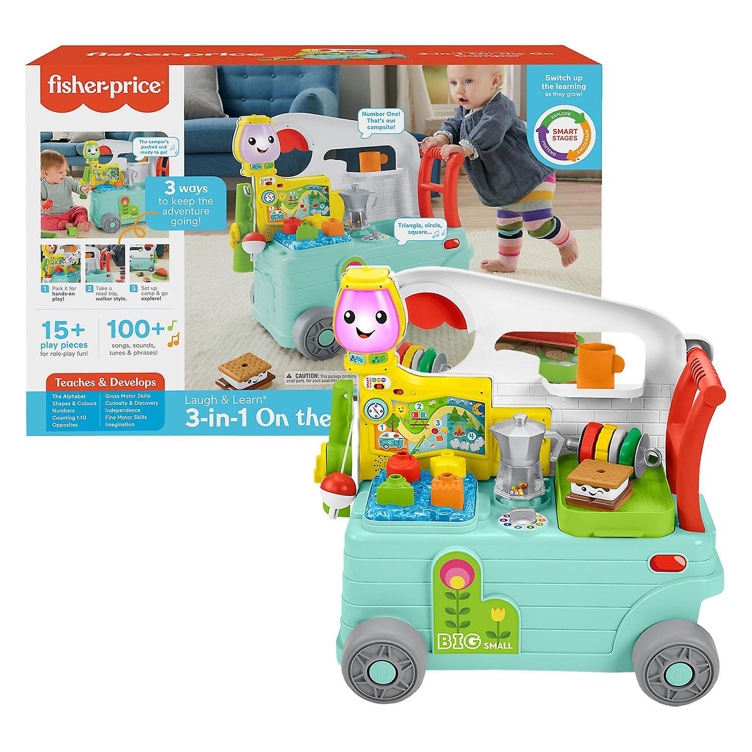 Fisher-Price Laugh & Learn 3-in-1 On-the-Go Camper Fisher-Price Laugh & Learn 3-in-1 On-the-Go Camper
