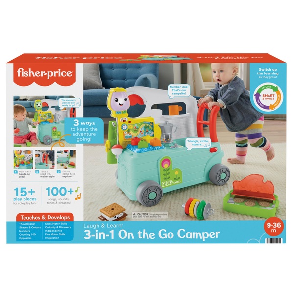Fisher-Price Laugh & Learn 3-in-1 On-the-Go Camper Fisher-Price Laugh & Learn 3-in-1 On-the-Go Camper