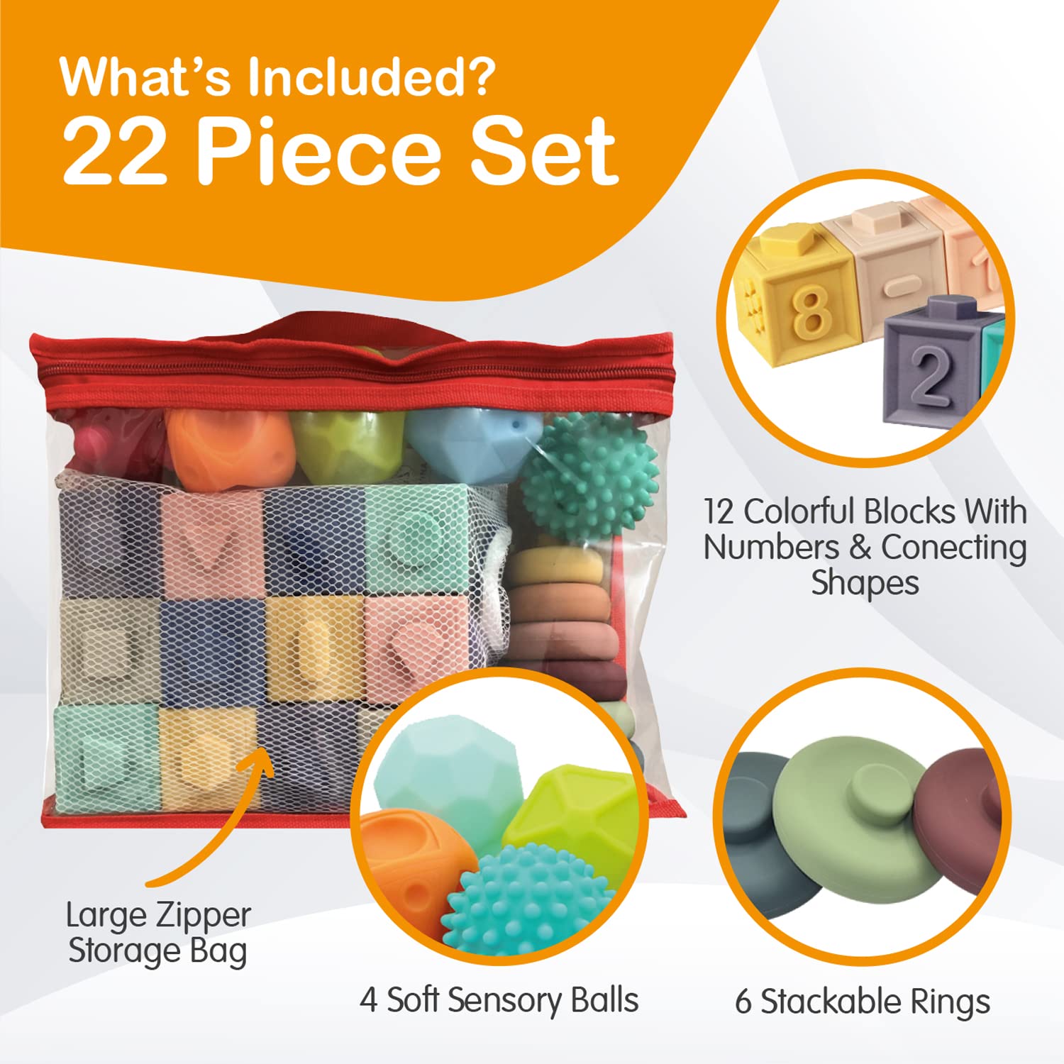 3 in 1 Soft Baby Toys Bundle 3 in 1 Soft Baby Toys Bundle